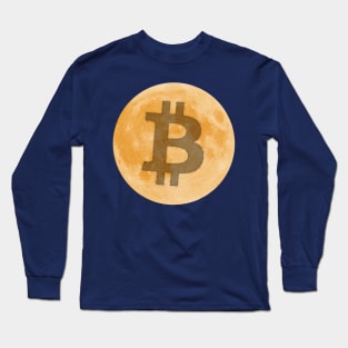 Bitcoin to the Moon Long Sleeve T-Shirt